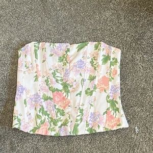 zara corset top